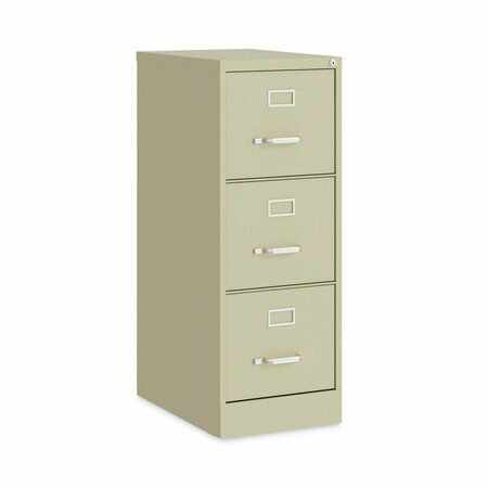 Hirsh Industries 15 in W 3 Drawer File Cabinets, Putty, Letter HVF1541PY